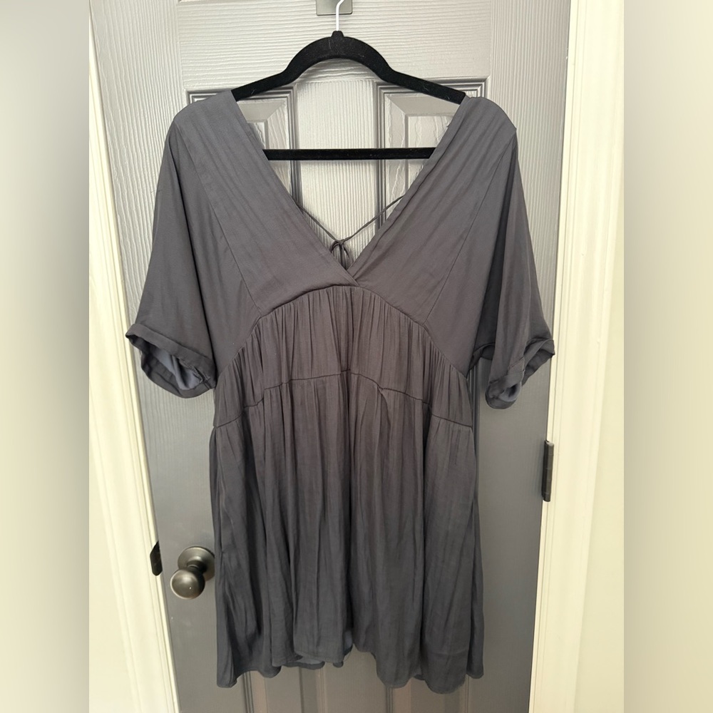 Vestique | Black Baby Doll Mini Dress